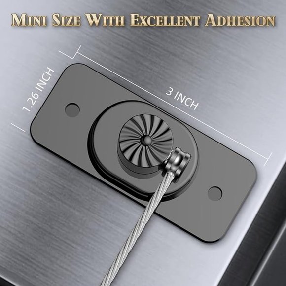 Black Combination Lock For Childproofing - Picture 4 of 7